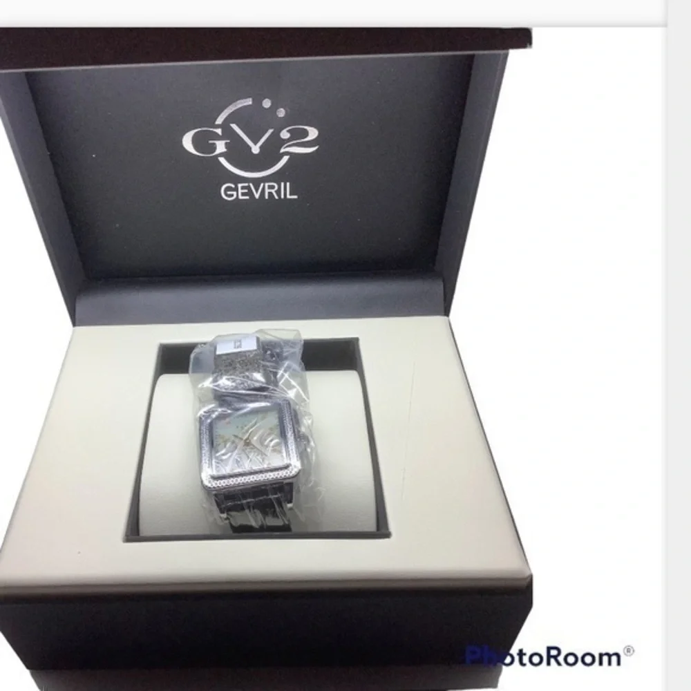NWT Green leather Diamond Swiss Watch
